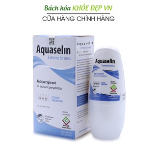 Aquaselin for men 50ml Lăn khử mùi không mùi cho nam - Dùng cho mọi loại da