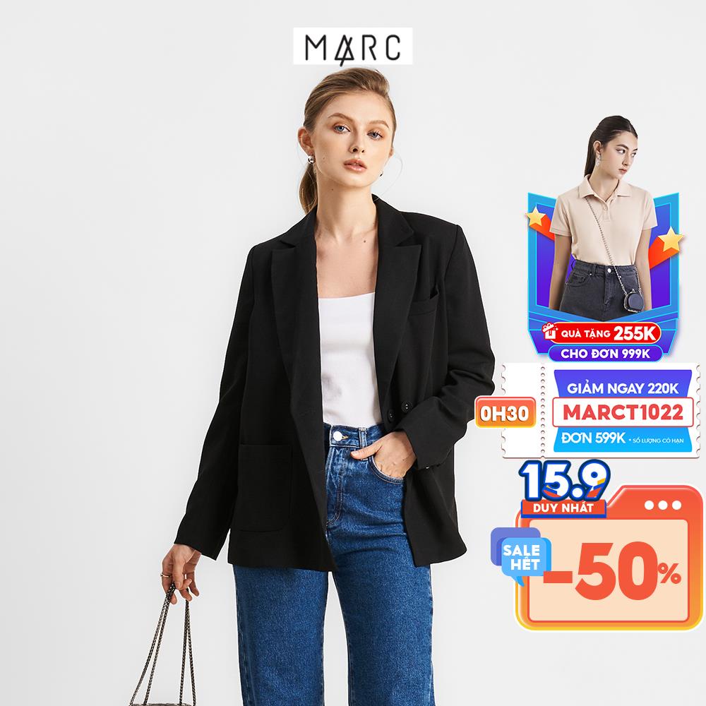 Áo blazer nữ MARC FASHION 4 nút 2 túi trước CBPH042822