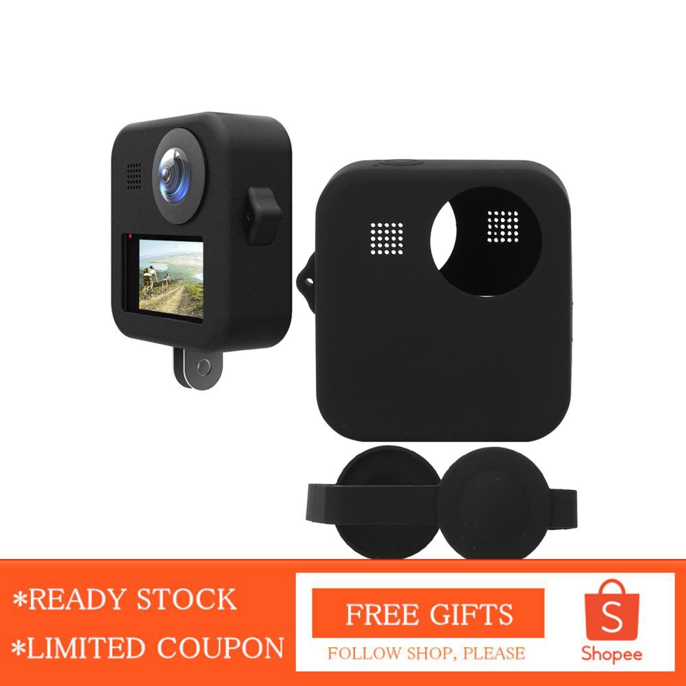 Alwaysonline TELESIN Shock‑Proof  Silicone Protective Shell Case for Gopro MAX Sport Camera