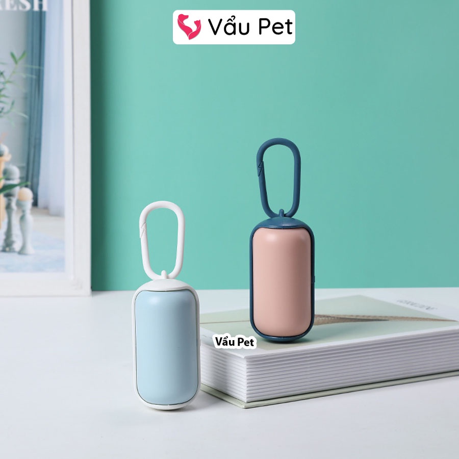 Hộp Đựng Túi Hót Phân Cho Chó Mèo (TẶNG KÈM 1 CUỘN TÚI) Vẩu Pet Shop