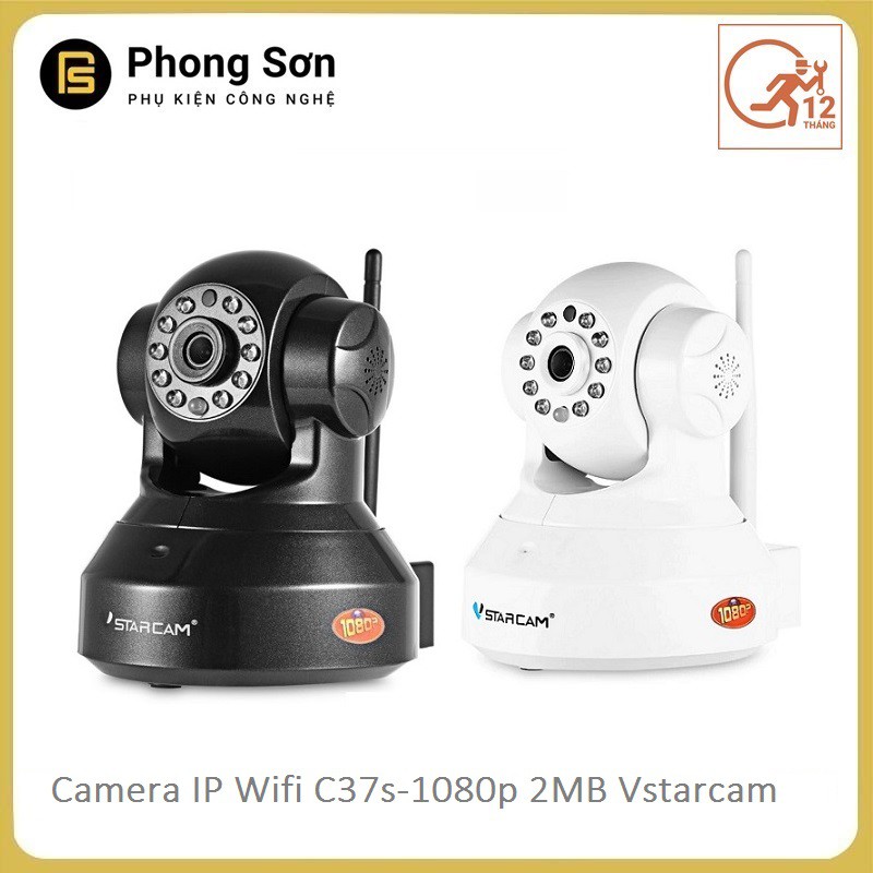 Camera wifi IP Vstarcam C37s Full HD 1080P , Bảo hành 12 tháng | BigBuy360 - bigbuy360.vn