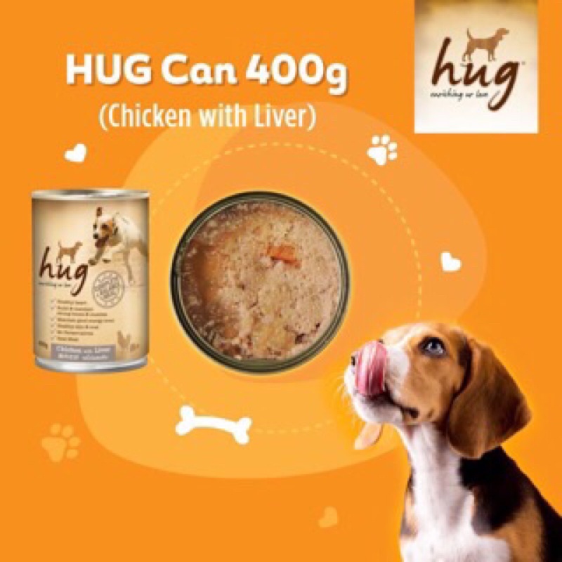 Pate Hug cho chó lon 400g