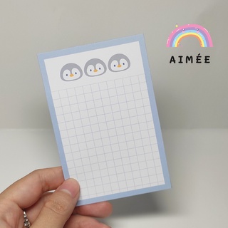 Set 16 Tờ Note Blue Color Dễ Thương | Aimée