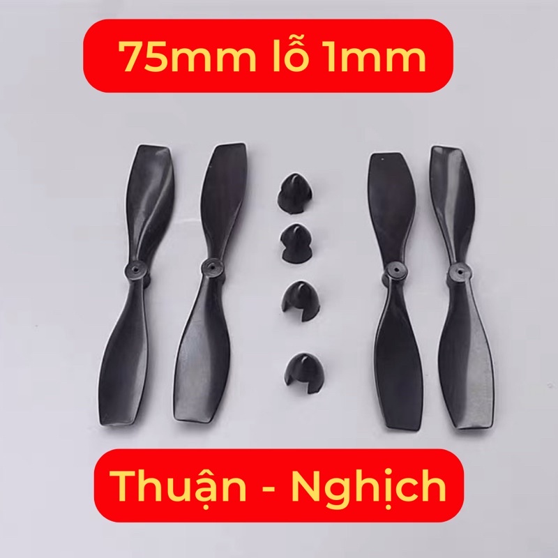 Cánh quạt 75mm cho drone, máy bay cánh bằng