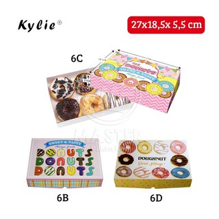 Hộp Bánh Donut / Hộp Bánh Donut Đầy Đủ 6 Chiếc Bánh Donut... Để Bán Mỗi Tấm 1 Tờ