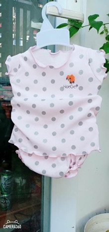Đồ bộ hột gà cho bé gái
