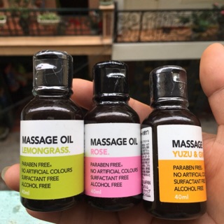 DẦU MASSAGE 40ML XÁCH NHẬT