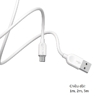 Cáp sạc Micro USB Borofone BX14 dài 1m, 2m, 3m