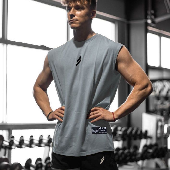 Áo Thun Sát Nách Dáng Rộng Thoáng Khí Nhanh Khô Thời Trang Mùa Hè Cho Nam