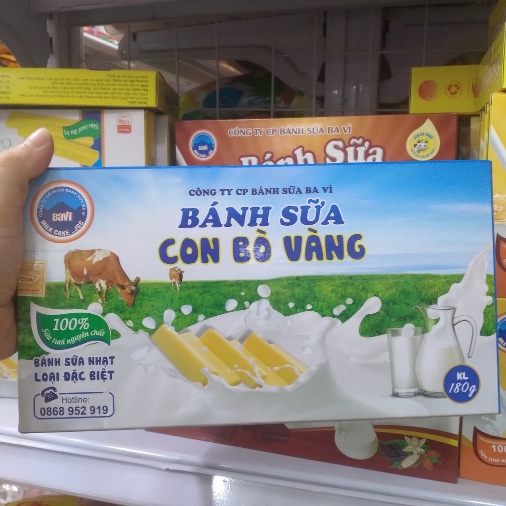 Bánh Sữa Ba Vì - Con Bò Vàng ( các loại )- Sữa tươi nguyên chất