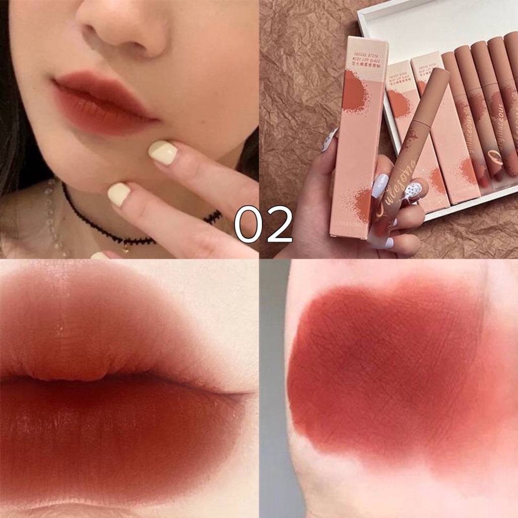 [MUA LÀ NHẬN QUÀ] Son Kem LÌ Son Siêu Mềm Mướt Môi Nhiều Tông Màu Cho Nữ | BigBuy360 - bigbuy360.vn