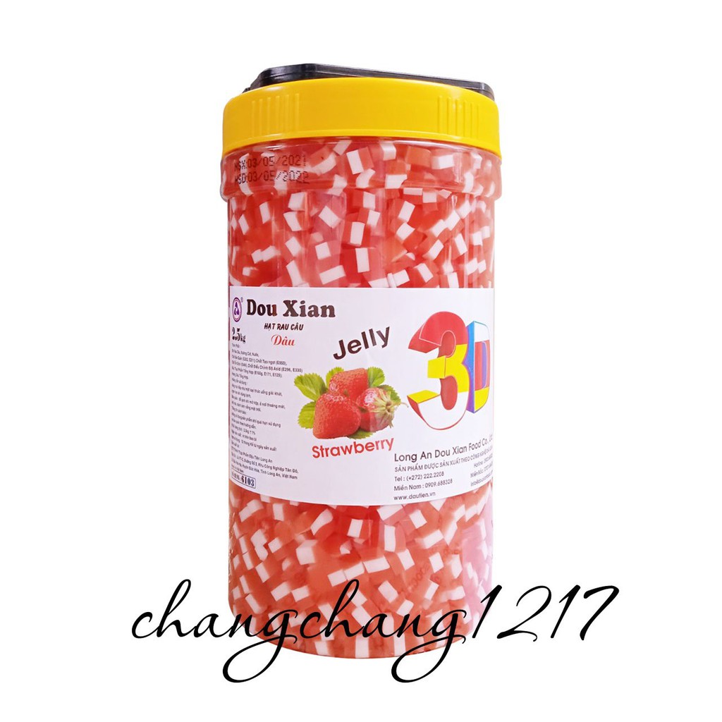 Thạch Rau Câu 3D Trái Cây Dou Xian Hàng Huy Trình Huy Hủ 2kg5