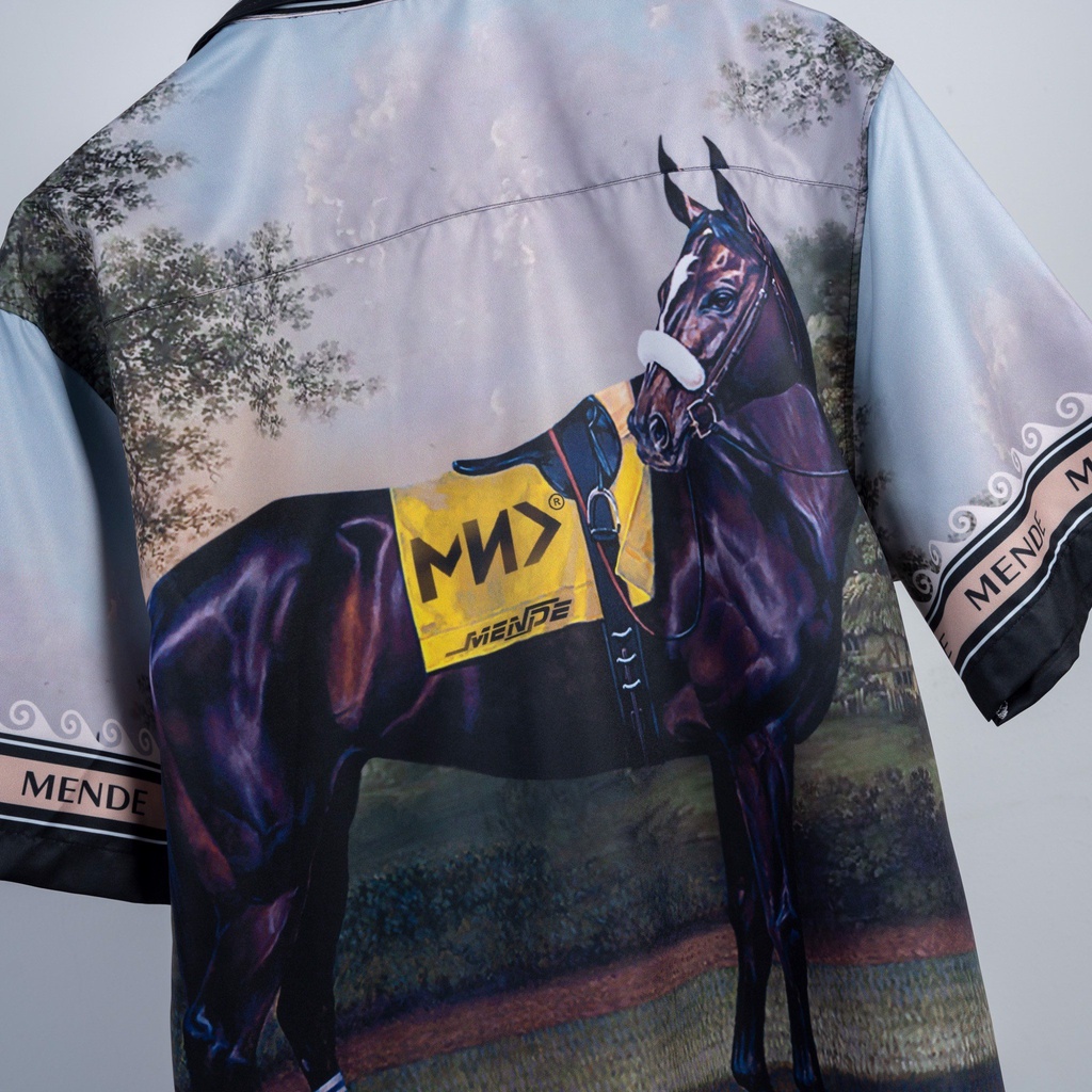 MENDE - Old Horse Shirt - Áo sơ mi nam tay ngắn