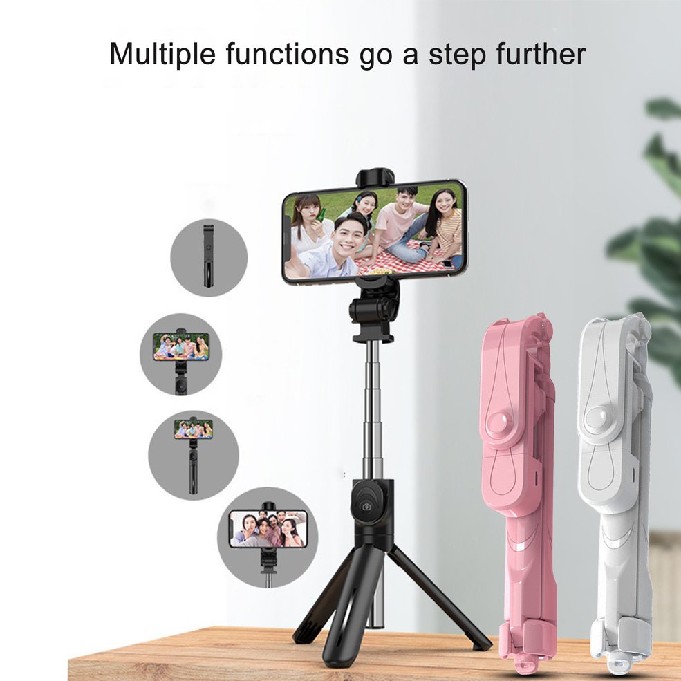 Gậy Tự Sướng Xoay 360 Độ Có Thể Điều Chỉnh Tích Hợp Đèn Led | BigBuy360 - bigbuy360.vn