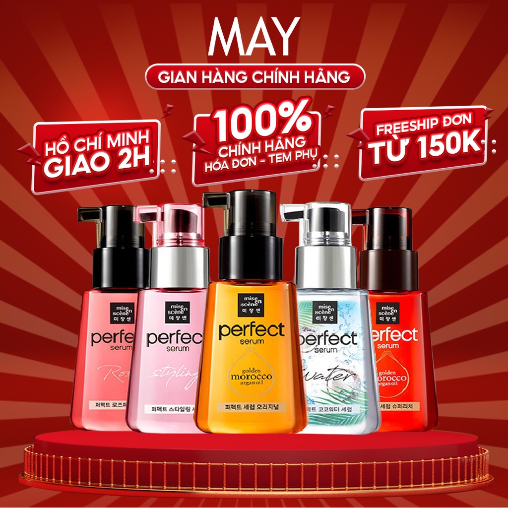 Tinh Chất Dưỡng Tóc Miseen Scène Phục Hồi Tóc Hư Tổn & Làm Mềm Tóc Perfect Serum 70ml