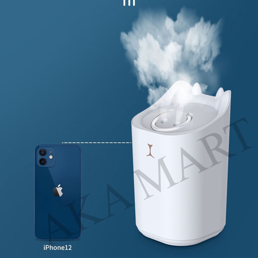 Máy phun sương chính hãng - Máy phun sương tạo độ ẩm không khí Humidifier dung tích 3.3 lít - Aka mart