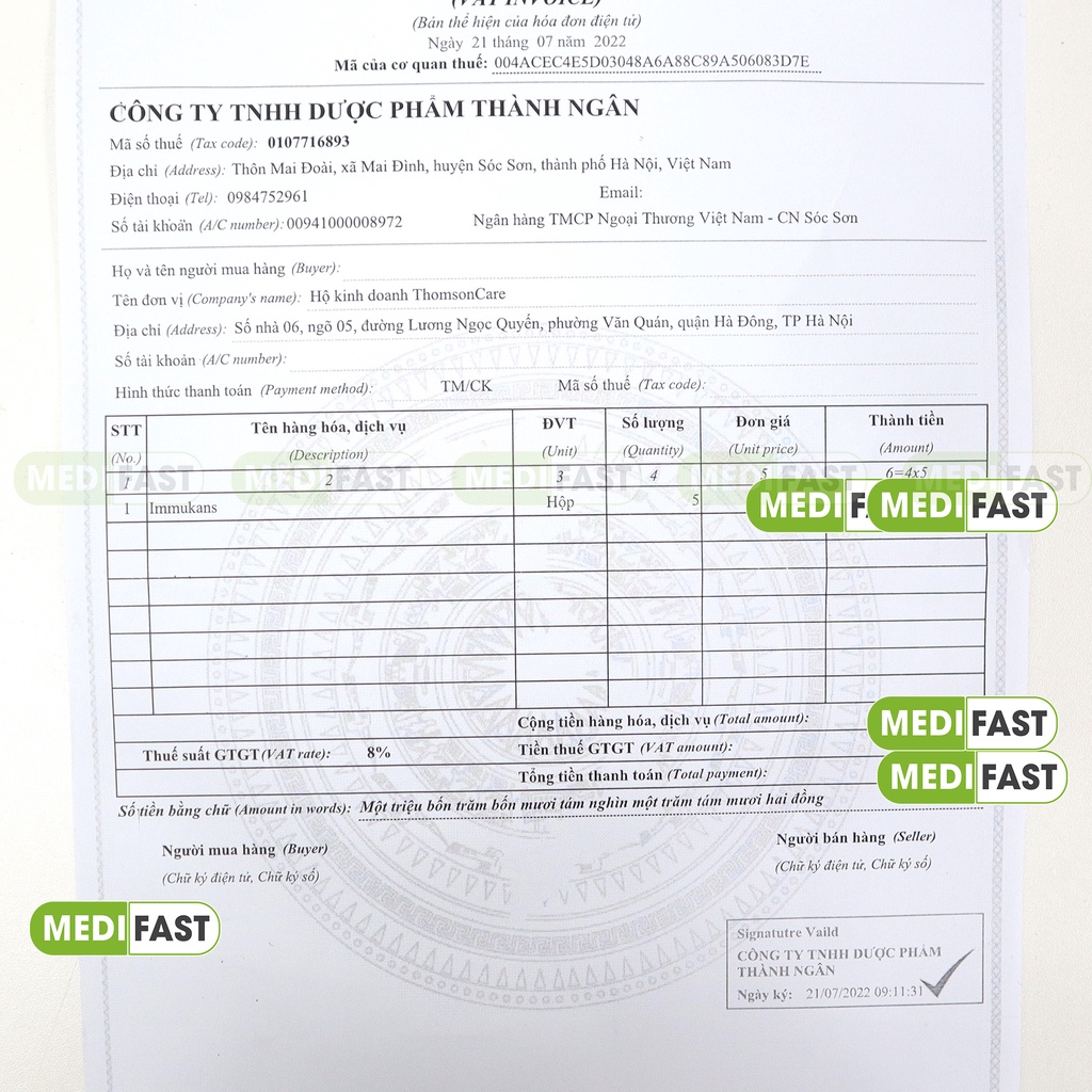 Siro cho trẻ tăng cường sức đề kháng Immukans Kids từ thảo dược, keo ong, ZinC - Chai 150ml nhập khẩu từ Ý