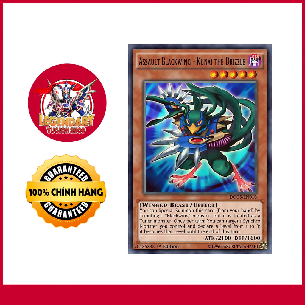 [Thẻ Bài Yugioh Chính Hãng] Assault Blackwing - Kunai The Drizzle