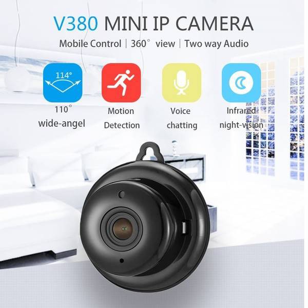 [SIÊU SALE] Camera IP WIFI  treo tường V380pro siêu nét