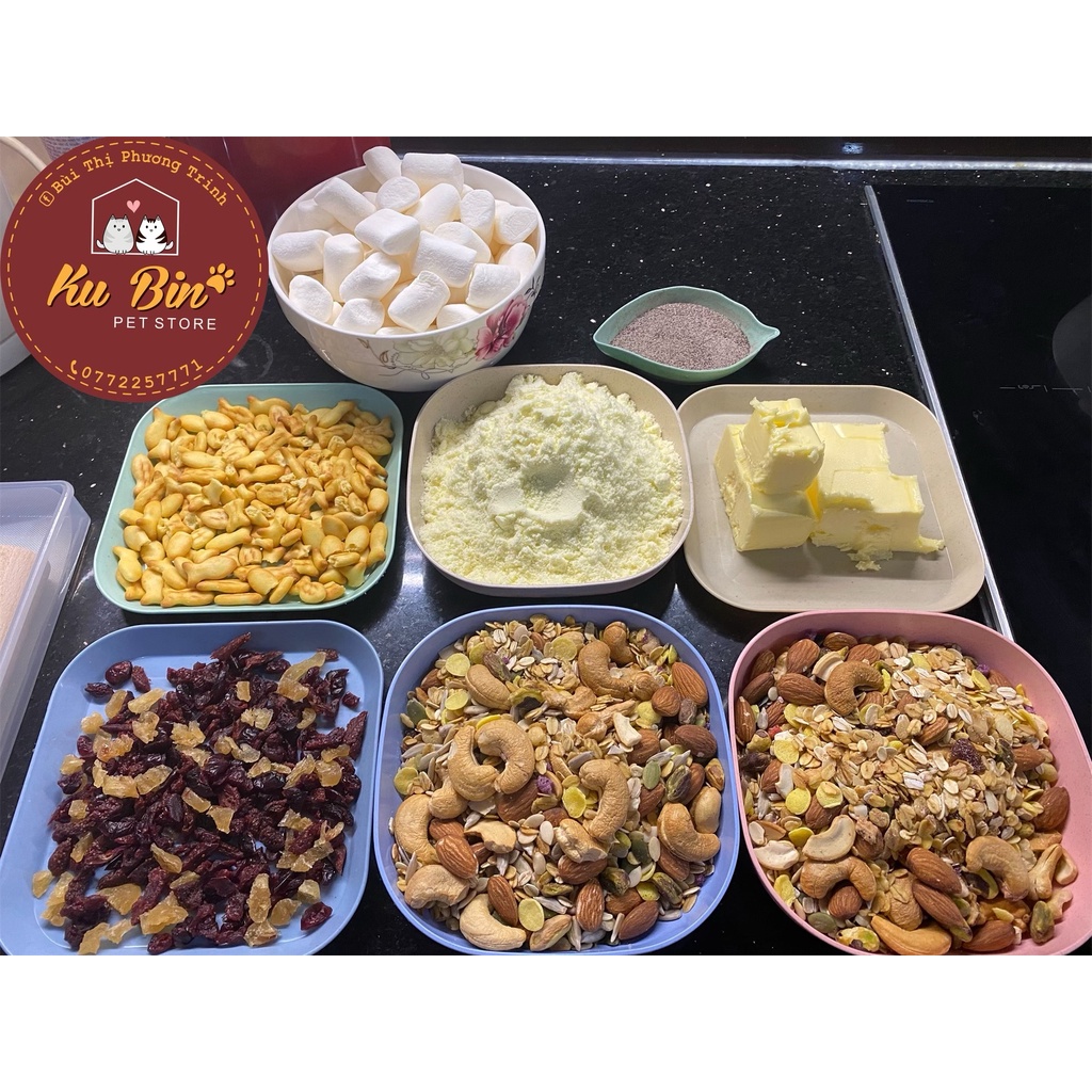 Kẹo Nougat Ăn Kiêng, Kẹo Hạnh Phúc Mix Vị, Kẹo Hạt Ngũ Cốc Ăn Vặt Healthy
