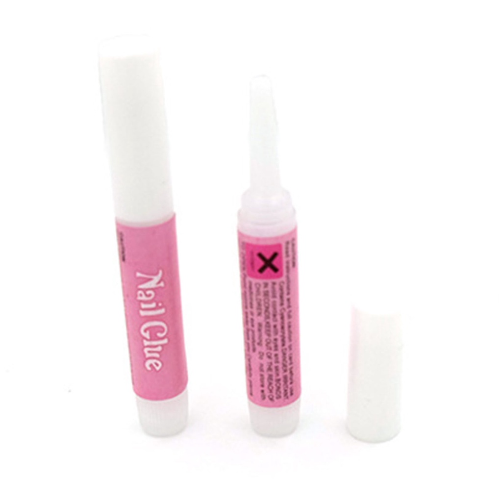 [Hàng mới về] Bộ 10 lọ keo dán 2g siêu nhẹ chuyên dụng cho đính đá trang trí móng tay chất lượng cao