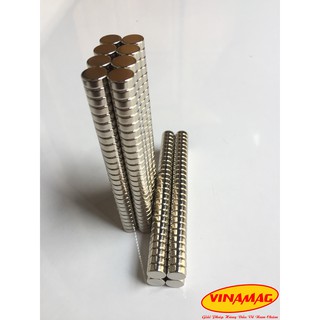 10x3mm nam châm trắng đất hiếm lực từ cực mạnh