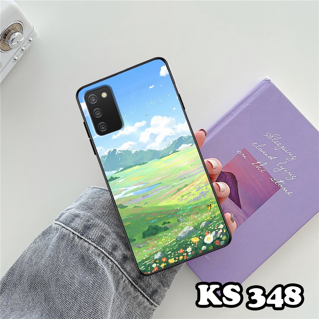 Ốp lưng Samsung A31 - Samsung A51 - Samsung A71 - Ốp in hình Cánh đồng hoa - Chất liệu TPU siêu bền