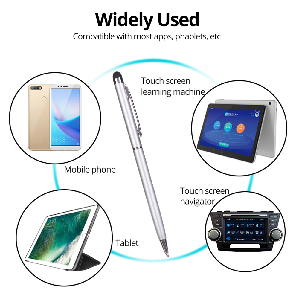 Bút bi mực nước mini có đầu dùng được cho màn hình cảm ứng tiện lợi cho dân văn phòng
