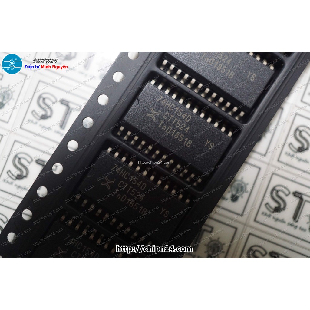 [1 CON] IC 74HC154 SOP-24 (SMD Dán) (74HC154D 74154)