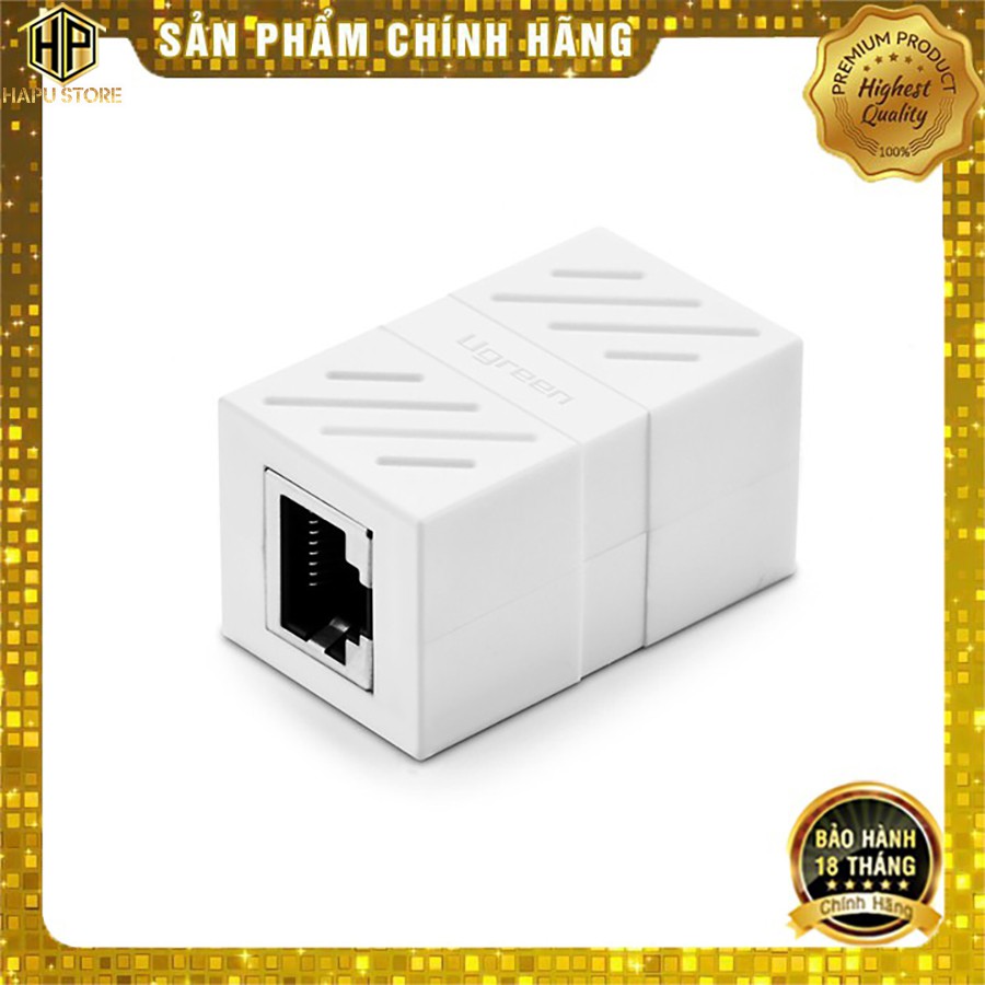 Đầu nối mạng Ugreen 20311 chuẩn Cat6 10Gbps màu trắng chính hãng - HapuStore