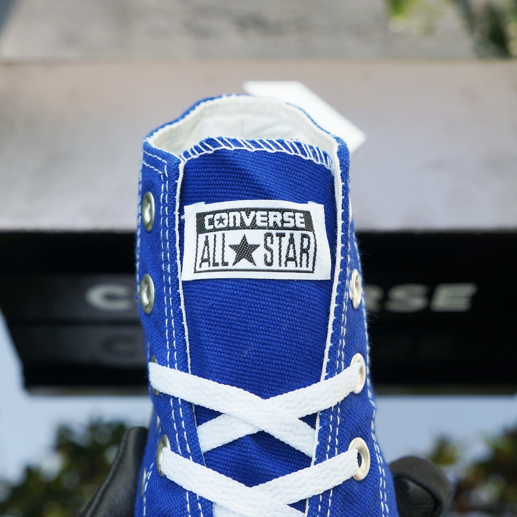 Giày Converse cổ cao Free ship + hộp giày vải CV classic cổ điển bata canvas hàng 1.1 đủ tem, tag nam nữ. BH slippers.