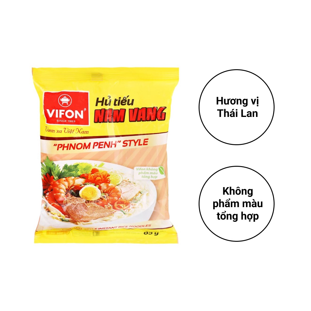 Thùng 30 gói hủ tiếu Nam Vang Vifon 65g