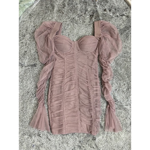 Đầm Nhún HAUTE MONTE/FASHION NOVA 2 Lớp - 3730