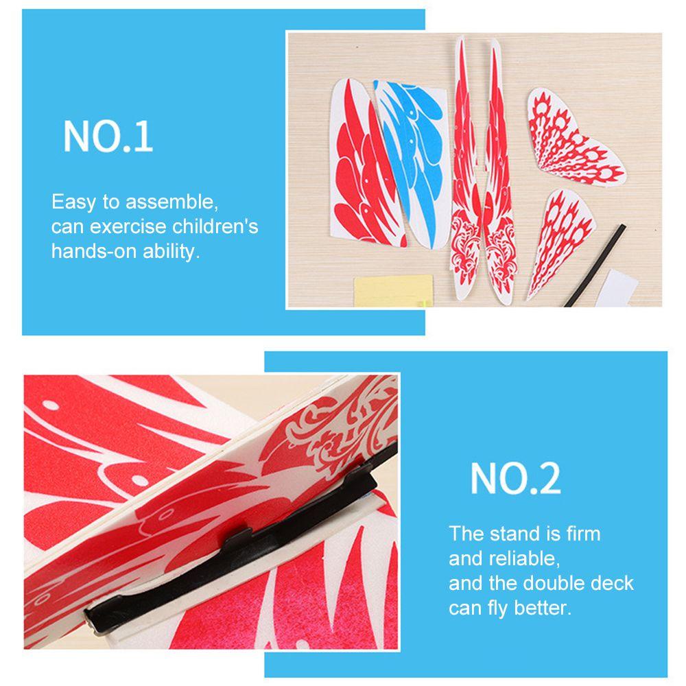 1 Máy Bay Đồ Chơi Cầm Tay Dây Cao Su Dùng Thí Nghiệm Khoa Học Cho Học Sinh