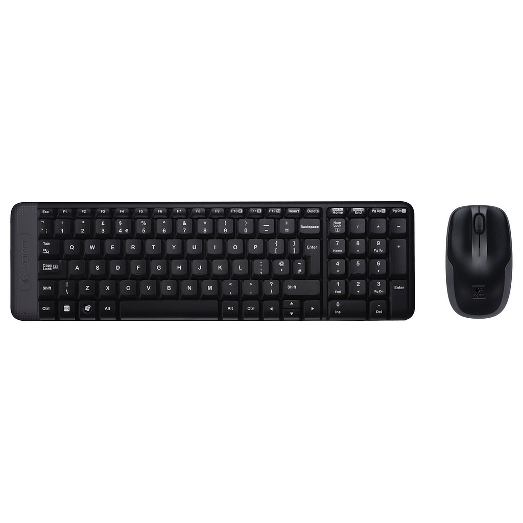 Bộ Bàn Phím Và Chuột Logitech MK220 Không Dây -