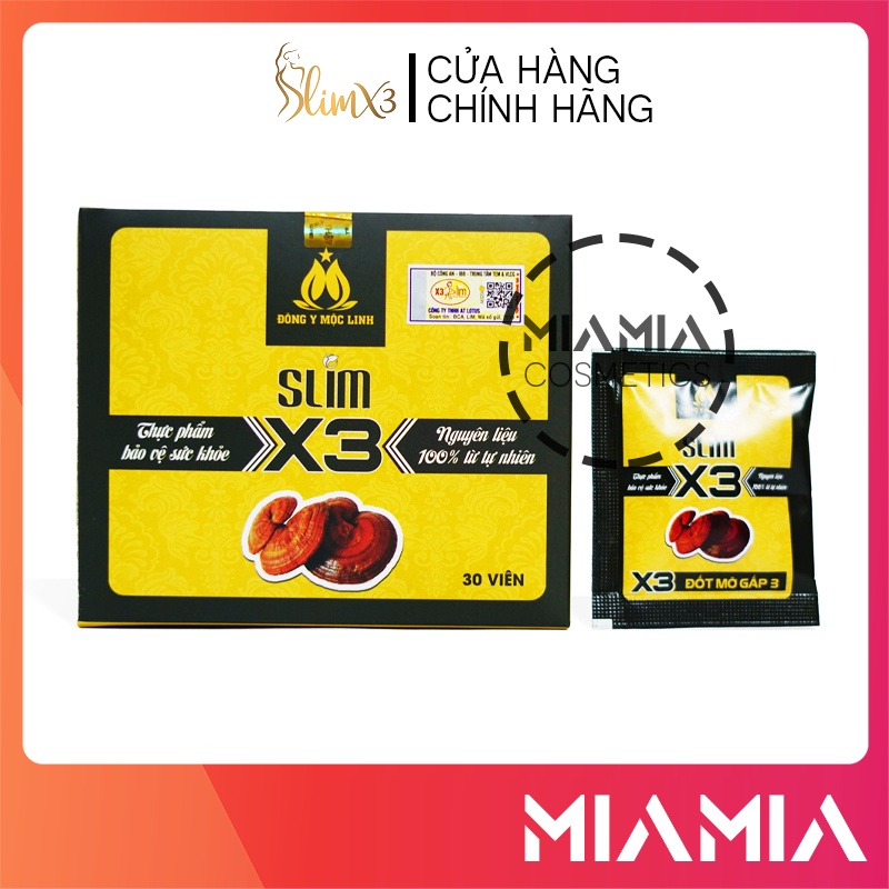 Giảm Cân Slim X3 Đông Y Mộc Linh chính hãng - 8938534398008