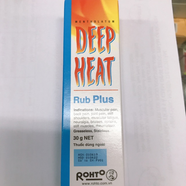 Deep heat kem bôi