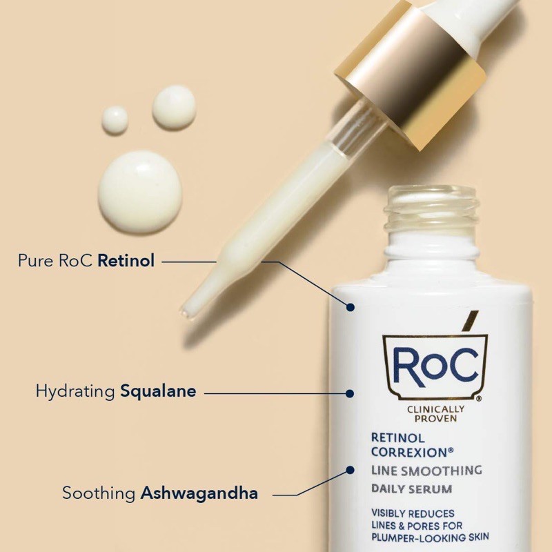 [New] Serum chống lão hoá Roc Retinol Correxion Line Smoothing 30ml