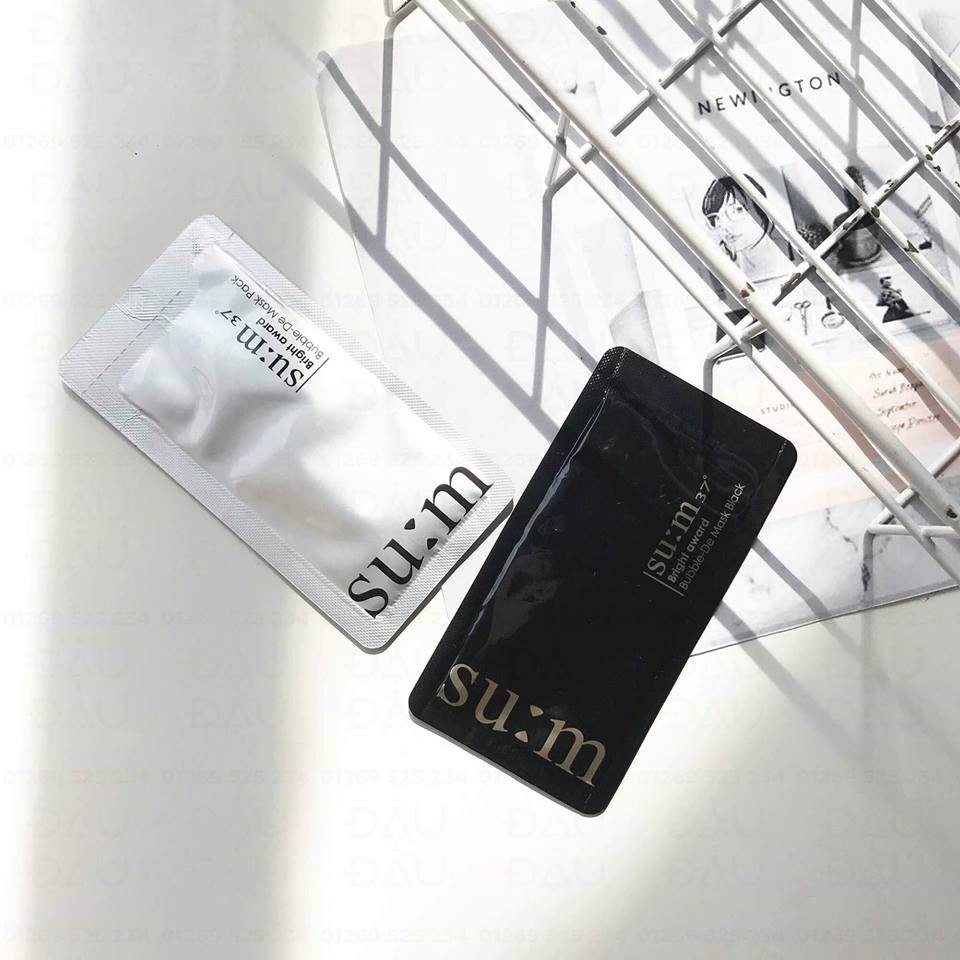 Mặt Nạ Sủi Bọt Thải Độc Trắng Da Sum37 Bright Award Bubble-De Mark