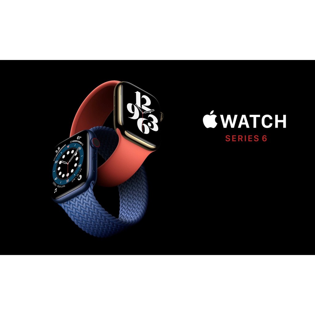 Đồng Hồ Thông Minh New Apple Watch Series 6 GPS - Space Gray Aluminum Case with Black Sport Banb