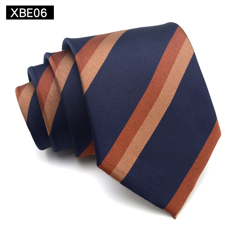 Mới 8cm Nam Cà Vạt Sọc Họa Tiết Thời Trang Người Cà Vạt Cà Vạt Cổ Jacquard Dệt Ascot Cravat Cổ Cho Quý Ông Tiệc Cưới