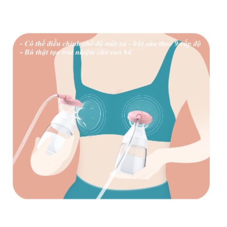 💁💁Máy Hút Sữa Điện Đơn MISUTA 💁Có Thể Điều Chỉnh 9 Mức Độ Hút - Có Chế Độ Massage Kích Tiết Sữa Chưa Có Đánh Giá
