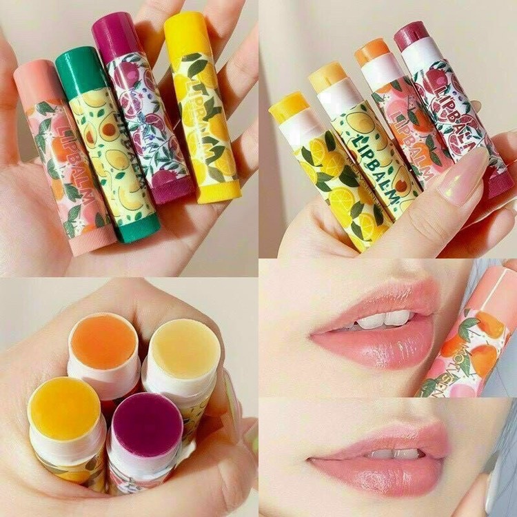 Son dưỡng mềm môi trái cây lip balm
