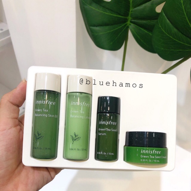 Bộ dưỡng trà xanh Innisfree green tea special kit EX