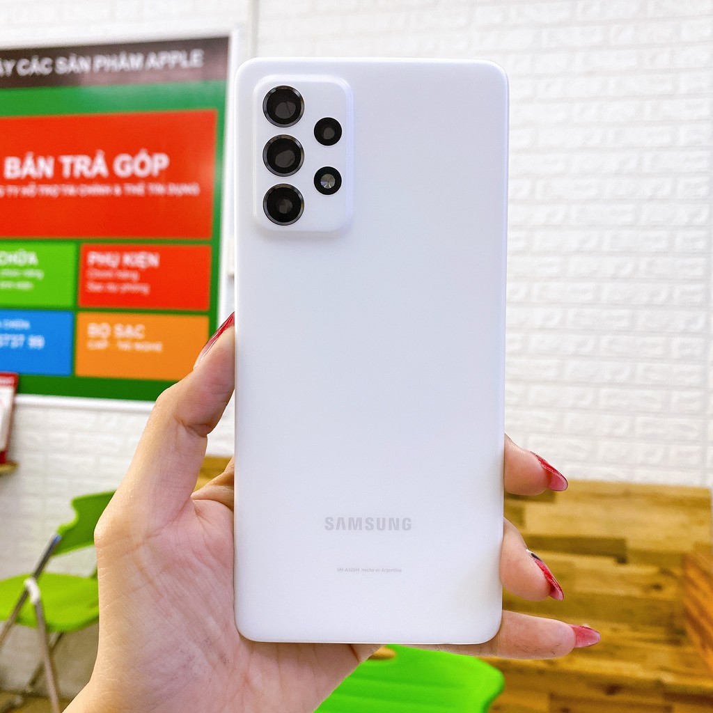 Nắp lưng Samsung A52 SM-A525 có kính camera sau, mặt kính lưng theo máy Samsung A525 linh kiện đẹp 9/10 zin