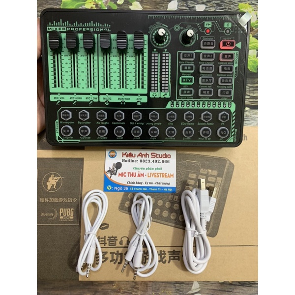 Soundcard H9 bluetooth Bản mới Nhất 2022 âm thanh hay tuyệt đỉnh có sẵn Auto tune