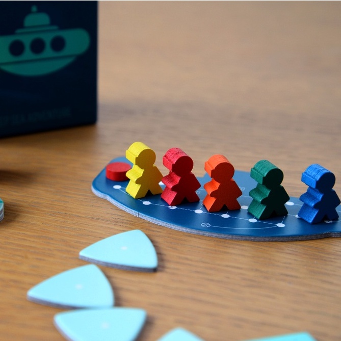 Trò chơi board game DEEP SEA  ADVENTURE nhật bản săn tìm kho báu dành cho trẻ em và người lớn phát triển tư duy