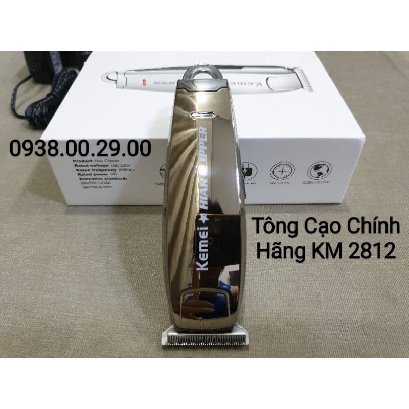 Tông Đơ Cạo Viền Kemei KM-2812, Tông Chấn Viền Chính Hãng Kemei.(Ảnh thật)