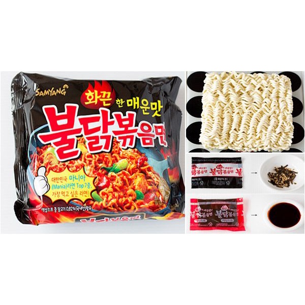 Mì cay Samyang đủ vị