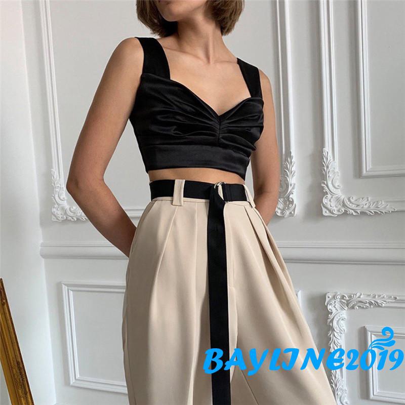 Áo Hai Dây Màu Trơn Gợi Cảm Cho Nữ Giới